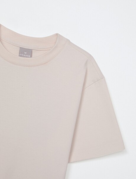 CAMISETA CON ESTAMPA BEIGE