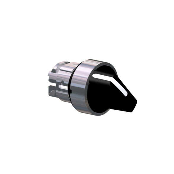 Cabezal selec. 3 pos. c/retorno maneta corta ø22mm TL5477