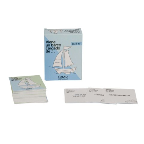 Juego de cartas Viene un barco cargado Juego de cartas Viene un barco cargado