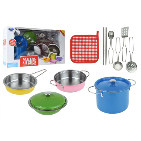SET COCINA INFANTIL 11PCS METAL SET COCINA INFANTIL 11PCS METAL