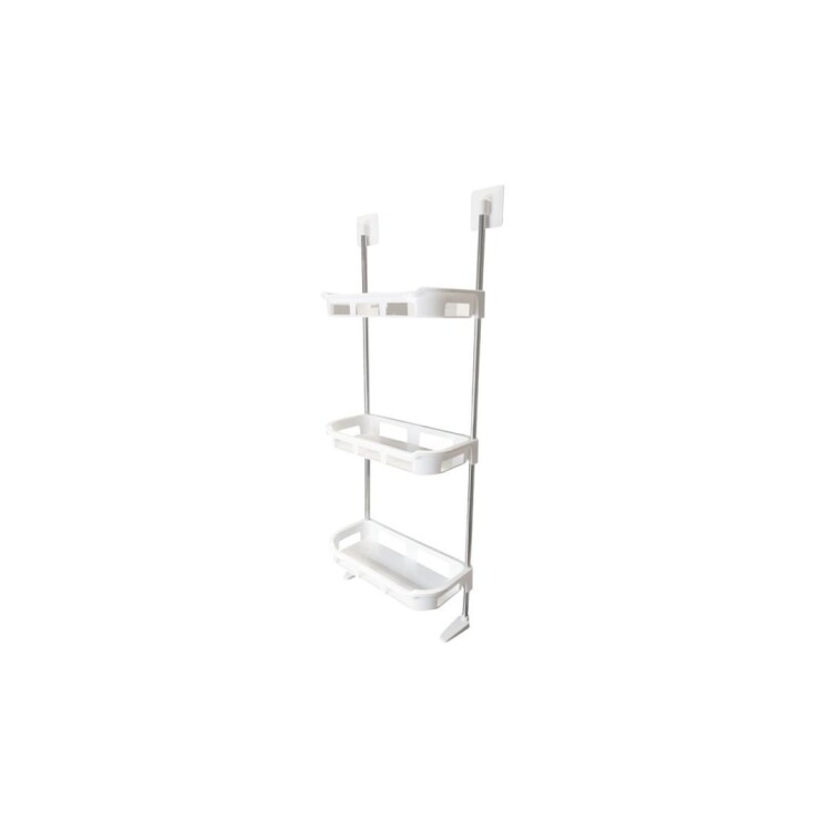 ORGANIZADOR PLASTICO BAÑO 3 ESTANTES ADHESIVO ORGANIZADOR PLASTICO BAÑO 3 ESTANTES ADHESIVO