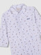 Pijama Largo Estampado Animalitos Blanco