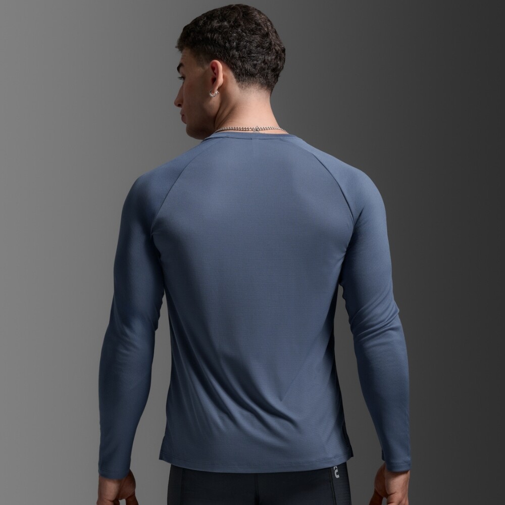 Aero Mesh Long Sleeve Indigo/black Reflective