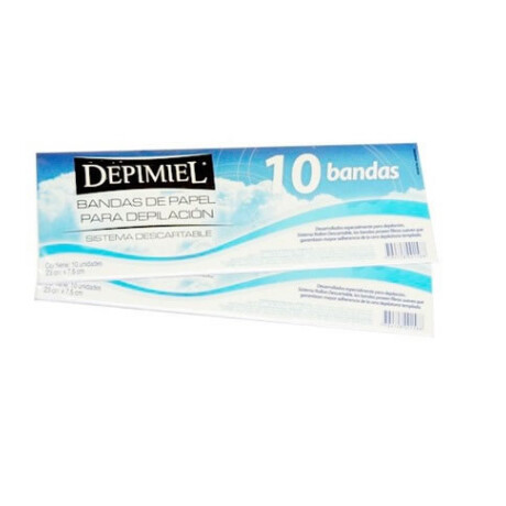 Bandas de Papel Depimiel x10 – Depilación Fácil y Rápida Bandas de Papel Depimiel x10 – Depilación Fácil y Rápida