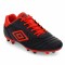 Championes de Fútbol 11 Hombre Umbro Touch FG Negro - Rojo