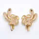 Caravanas Antiguas En Oro 18K Y Brillantes Caravanas Antiguas En Oro 18K Y Brillantes