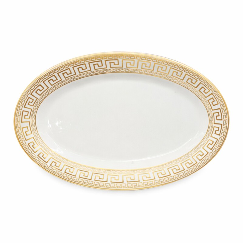 BANDEJA OVALADA DE PORCELANA VERSACE 10´´ • 25x16cm BANDEJA OVALADA DE PORCELANA VERSACE 10´´ • 25x16cm