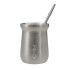 Set Termo de Acero Inoxidable Doble Capa con Tapa Pico Cebador de 1 litro Color Plata + Mate + Bombilla Set Termo de Acero Inoxidable Doble Capa con Tapa Pico Cebador de 1 litro Color Plata + Mate + Bombilla