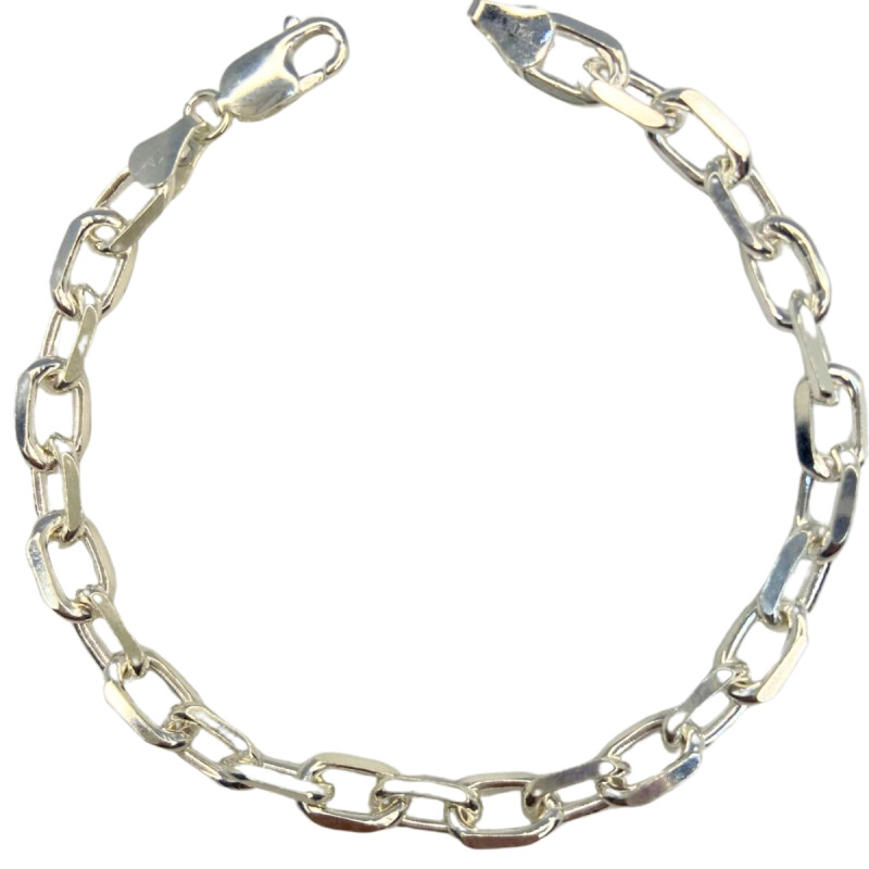 PULSERA PLATA GRANDE FORCE , LARGO 21 CM L5d1401-180-21-xc1