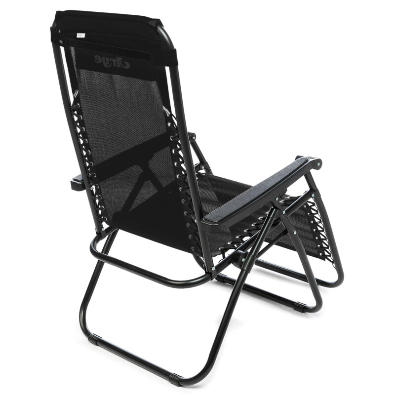 Reposera Silla Camastro Plegable Arye Confort Negro