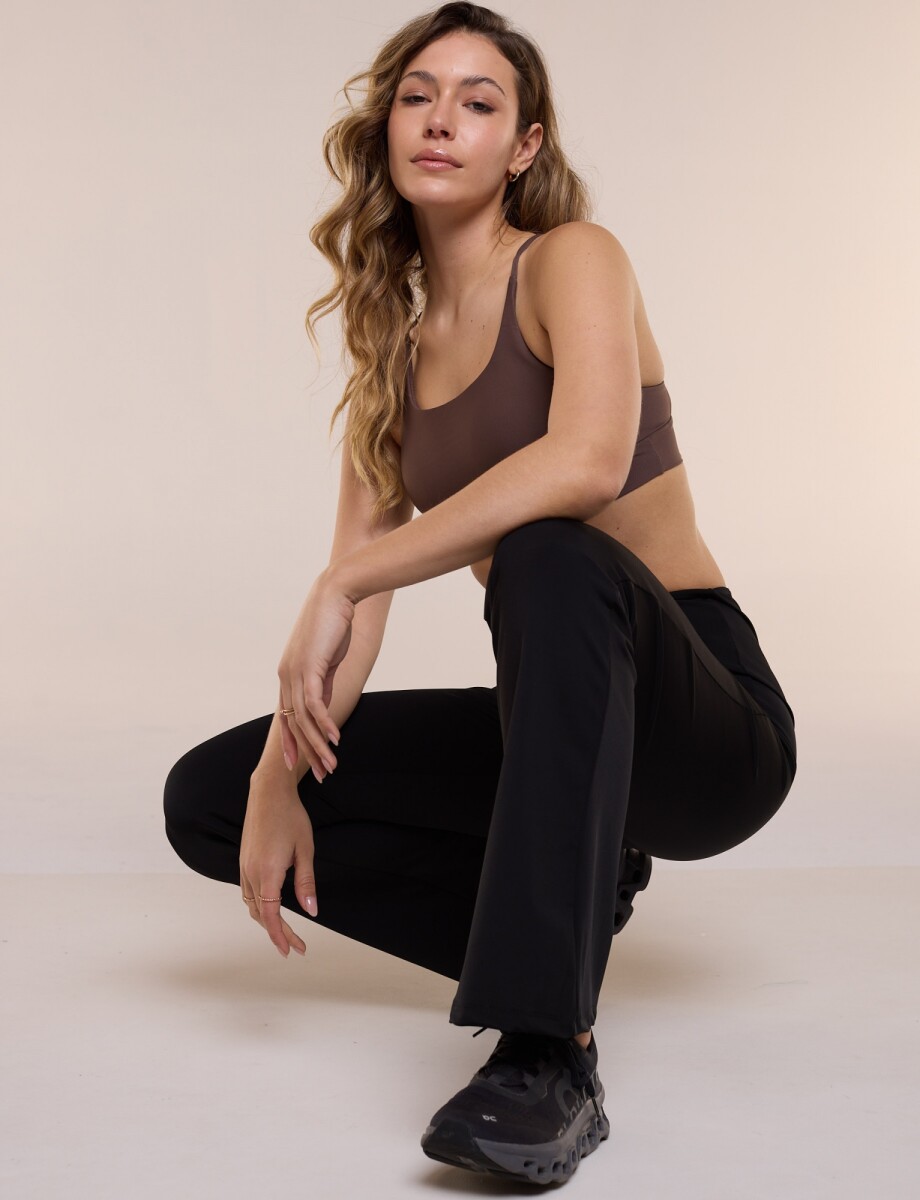 Legging De Alto Soporte Y Contención - Negro 