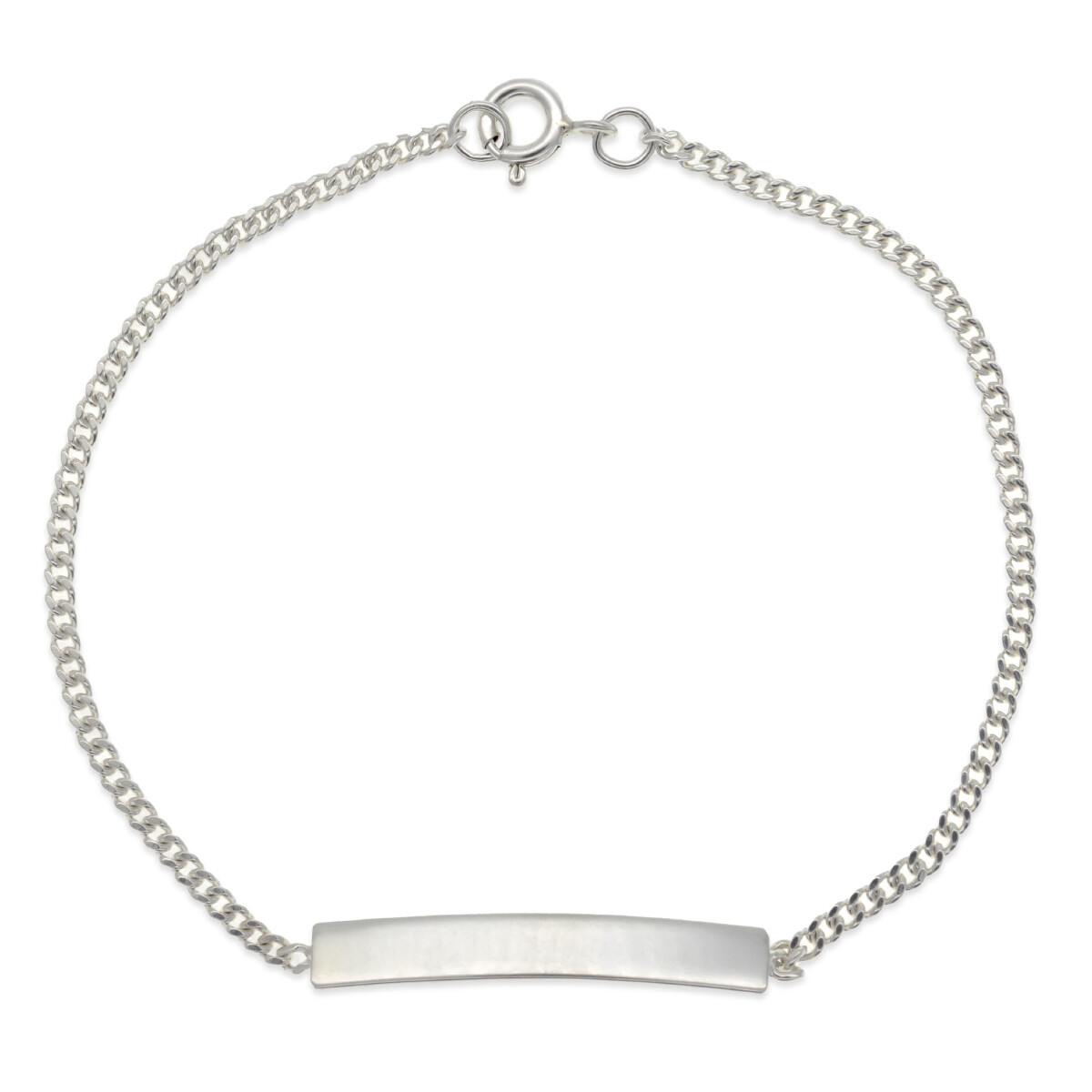 Pulsera de identidad en plata 925. 