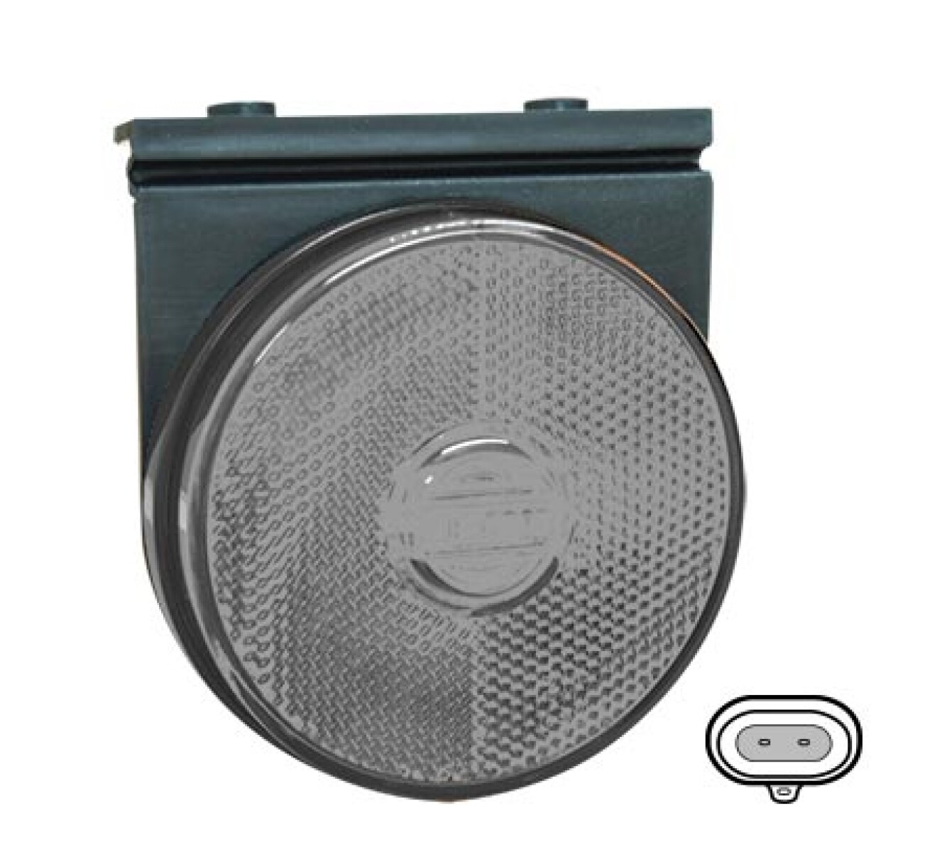 FAROL - LATERAL LED 88MM C/SOPORTE CRISTAL BIVOLT C/FICHA MULTILIGHT 