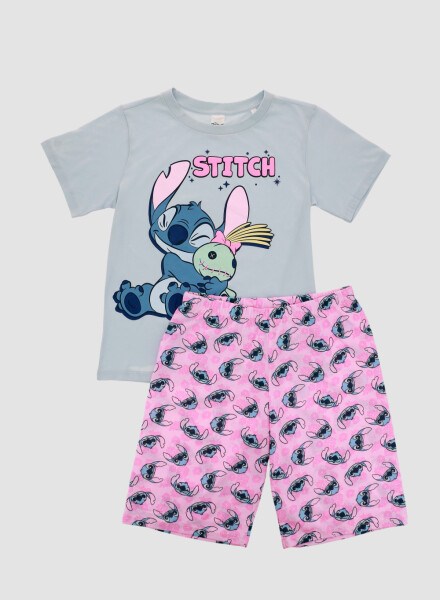 PIJAMA STITCH ZIGZAG AZUL