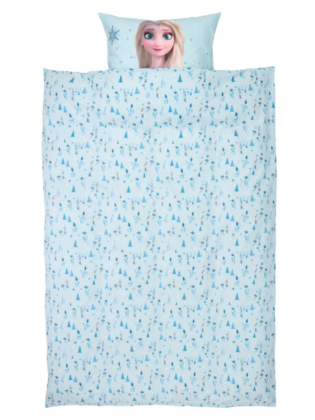 Juego funda nórdica FROZEN 155x220 azul Juego funda nórdica FROZEN 155x220 azul