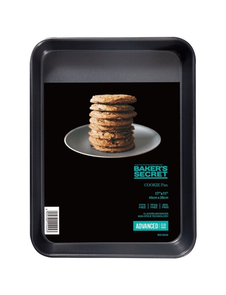 ASADERA ANTIADHERENTE 44x29x3CM 0.9MM ADVANCED NEGRO BAKERS SECRET ASADERA ANTIADHERENTE 44x29x3CM 0.9MM ADVANCED NEGRO BAKERS SECRET