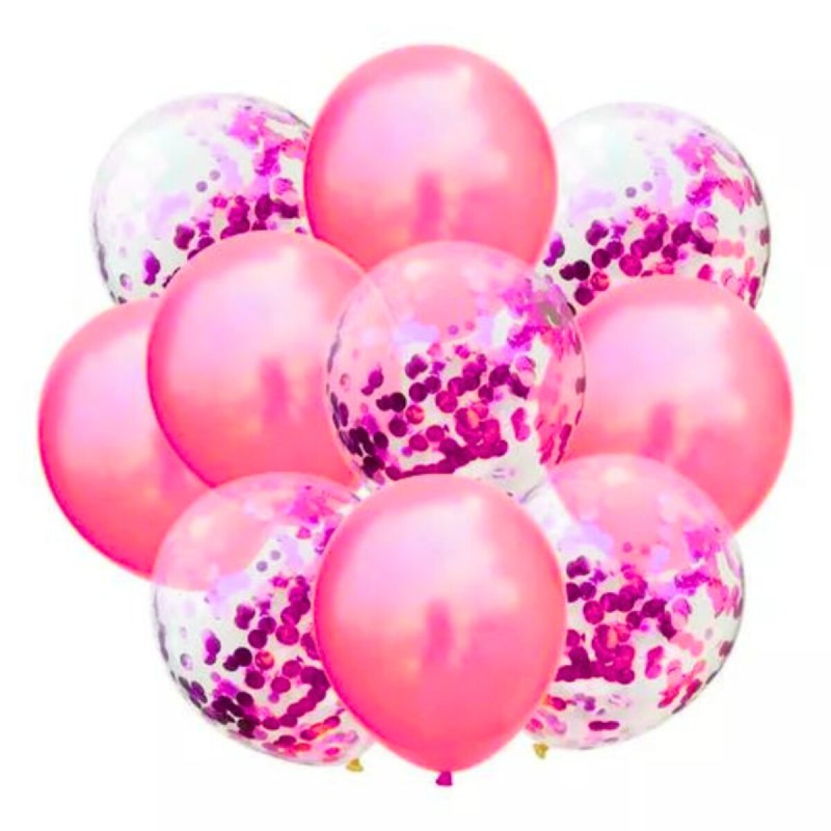 Set de Globo Fessta x10 Und - Fucsia 