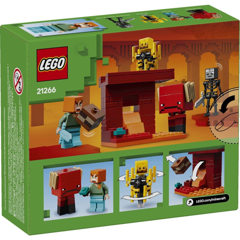 LEGO Minecraft 21266 La Batalla de Lava del Inframundo LEGO Minecraft 21266 La Batalla de Lava del Inframundo