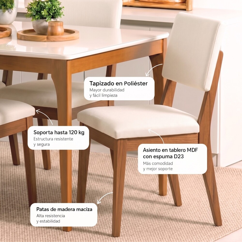 Silla Ella Beige /Alpha
