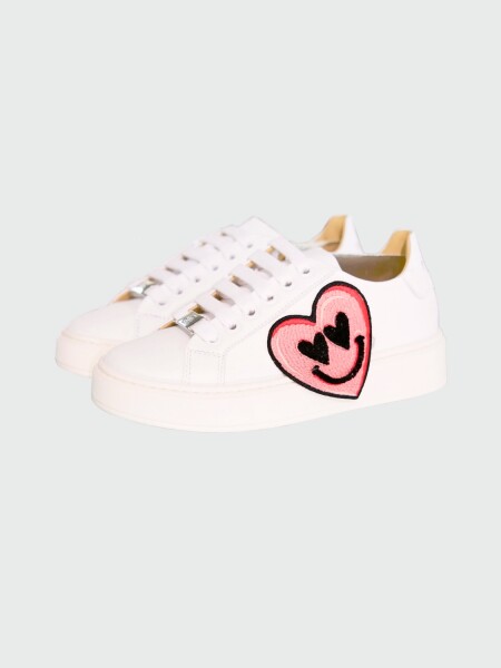 PHILIPP PLEIN - zapatillas amarillas Smile con strass Estampado
