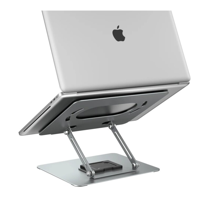 Soporte laptop Havit ST7411SI giratorio 360° ajustable plateado Soporte laptop Havit ST7411SI giratorio 360° ajustable plateado