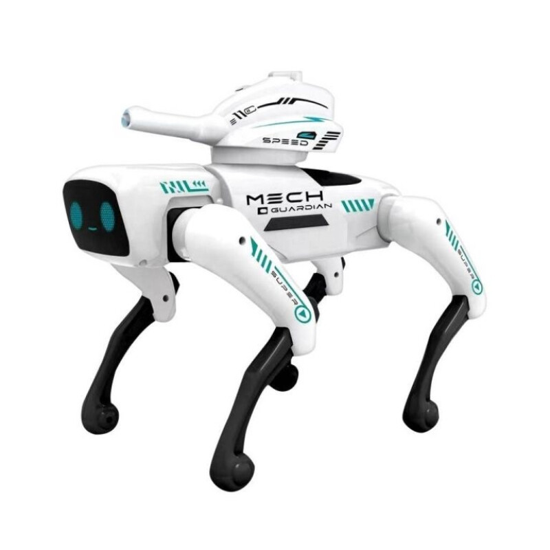 Perro robot inteligente Mech Guardian: mascota RC programable con IA y función de disparo Perro robot inteligente Mech Guardian: mascota RC programable con IA y función de disparo