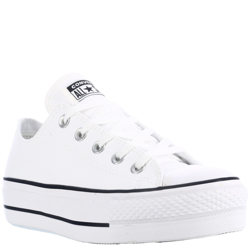 Championes Unisex Converse - All Star Plataforma Chuck Taylor Lift Blanco - Negro
