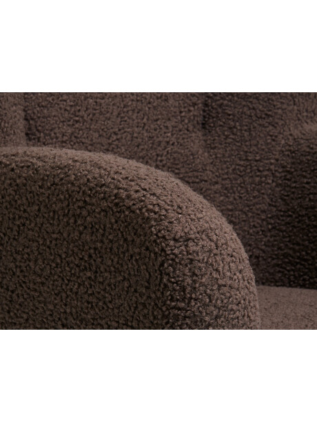Sillón VILDSUND 1 cuerpo tela bouclé marrón Sillón VILDSUND 1 cuerpo tela bouclé marrón