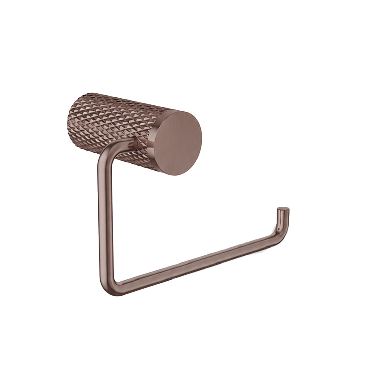 Portarrollo De Metal Serie Signature Color Bronce Cepillado 