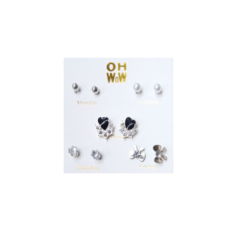 Caravanas hipoalergénicas x5 pares Caravanas Hipoalergénicas X5 Pares