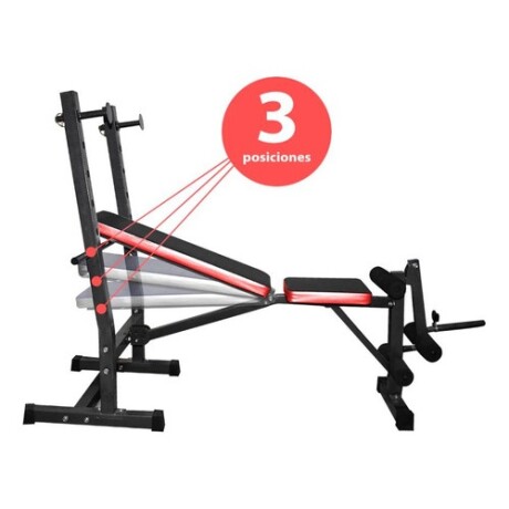 Combo Banco Multifunción ZGS-261 + Barra Recta Mancuernas y 45Kg en Discos de Pesas Combo Banco Multifunción ZGS-261 + Barra Recta Mancuernas y 45Kg en Discos de Pesas