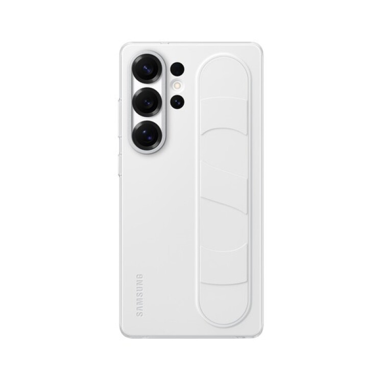 Galaxy S25 Ultra Standing Grip Cover White