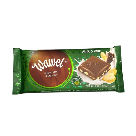 Tableta Wawel rellena 100 grs Chocolate con Leche y Maní