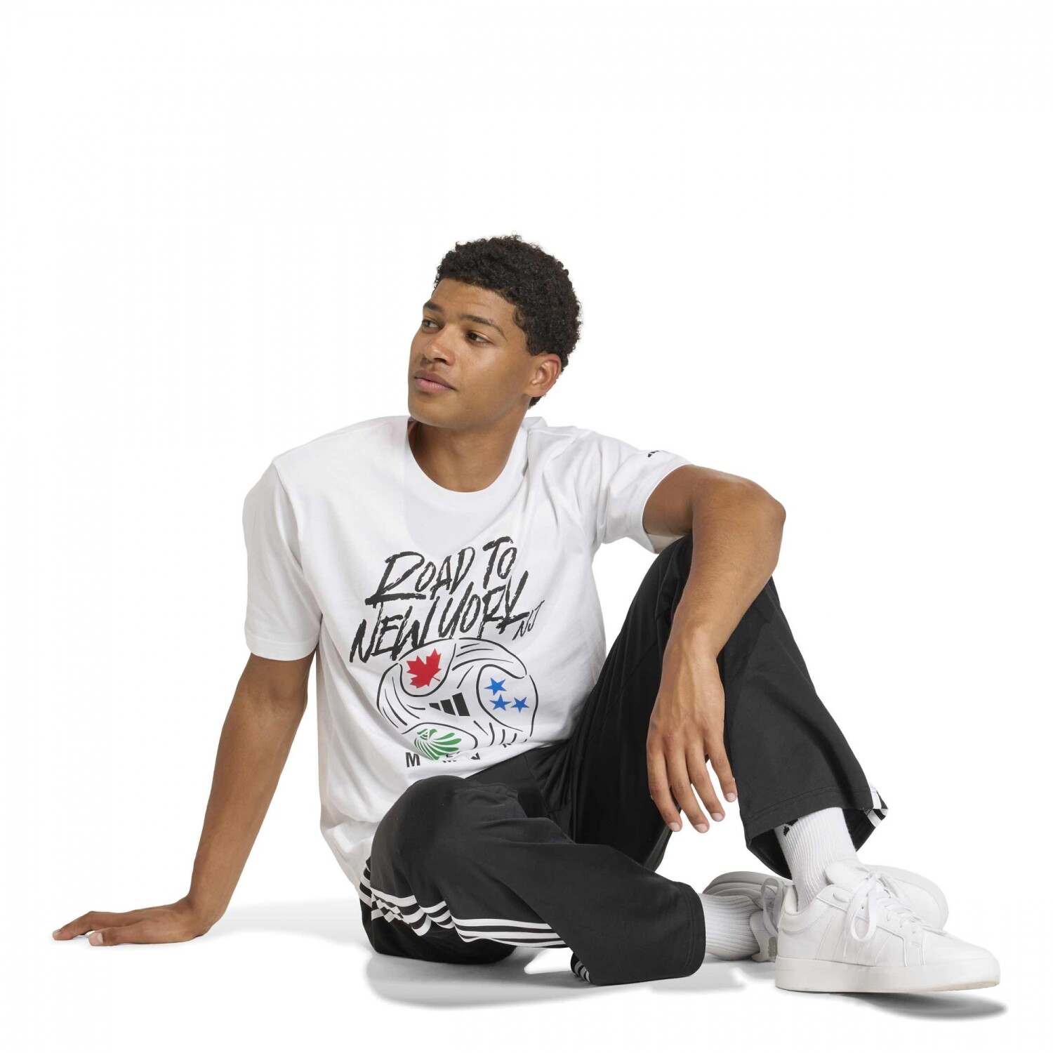 Remera Adidas M FTB WC BALL T Hombre KB2535 - Blanco — Macri Life
