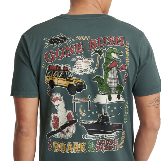 Remera Roark Hod Postcard - Verde Remera Roark Hod Postcard - Verde