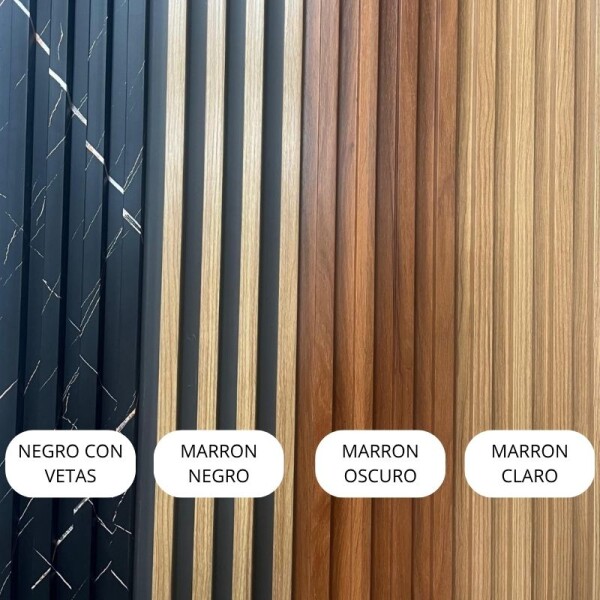 REVESTIMIENTO INTERIOR WPC - PANEL 16 CM X 2.90 MT NEGRO VETEADO REVESTIMIENTO INTERIOR WPC - PANEL 16 CM X 2.90 MT NEGRO VETEADO