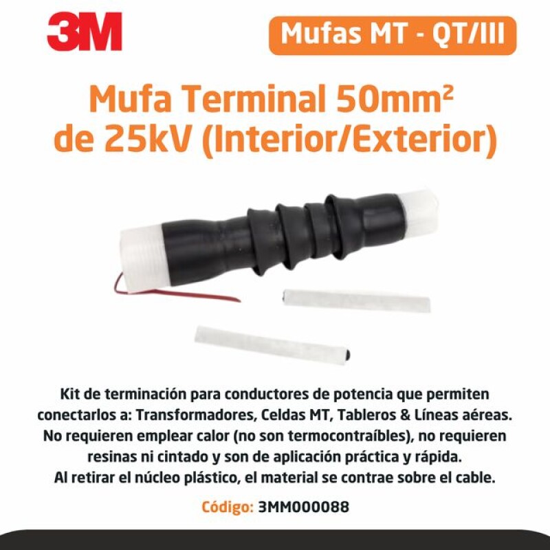 MUFA 50MM2 INT/EXT QT-III 3M MUFA 50MM2 INT/EXT QT-III 3M