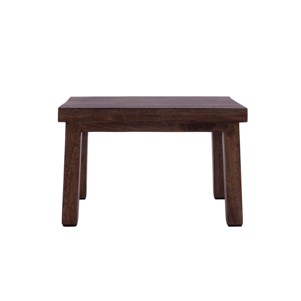 TABURETE MADERA NATURAL-BEIGE 2412-016