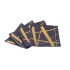 OUTLET Servilleta de papel negro dorada Outlet Servilleta De Papel Negro Dorada