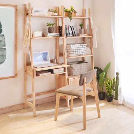 ESTANTERIA ESCRITORIO MADERA NATURAL-BEIGE MONTANA