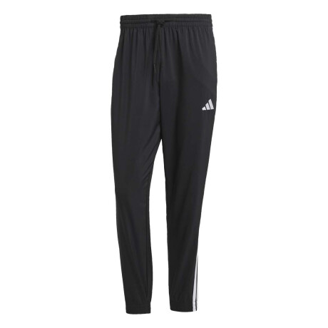 Pantalón Largo Essentials Woven 3 bandas de Hombre Negro