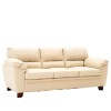 SOFA 3 CUERPOS MODELO ALIAS - 100 % EN CUERO - COLOR PERLA MATE SOFA 3 CUERPOS MODELO ALIAS - 100 % EN CUERO - COLOR PERLA MATE