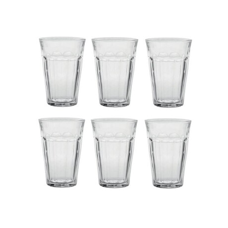 SET DE 6 VASOS DE VIDRIO 200ML RYGX055 001