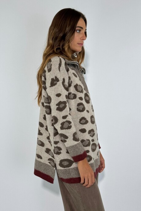 SWEATER HANK Marron