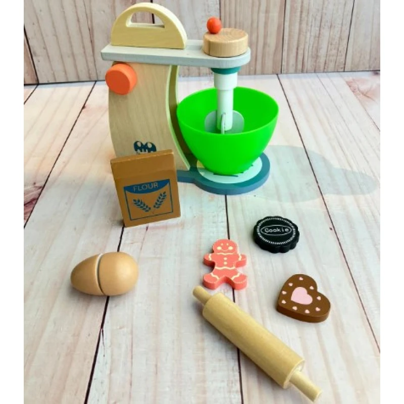 Juegos de madera - batidora con accesorios Juegos De Madera - Batidora Con Accesorios