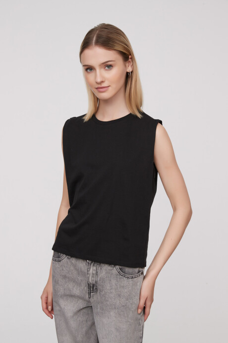 Remera Hortensia Negro