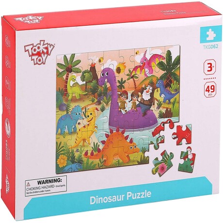 Tooky Toy Puzzle de Dinosaurio 24 pzs Tooky Toy Puzzle de Dinosaurio 24 pzs