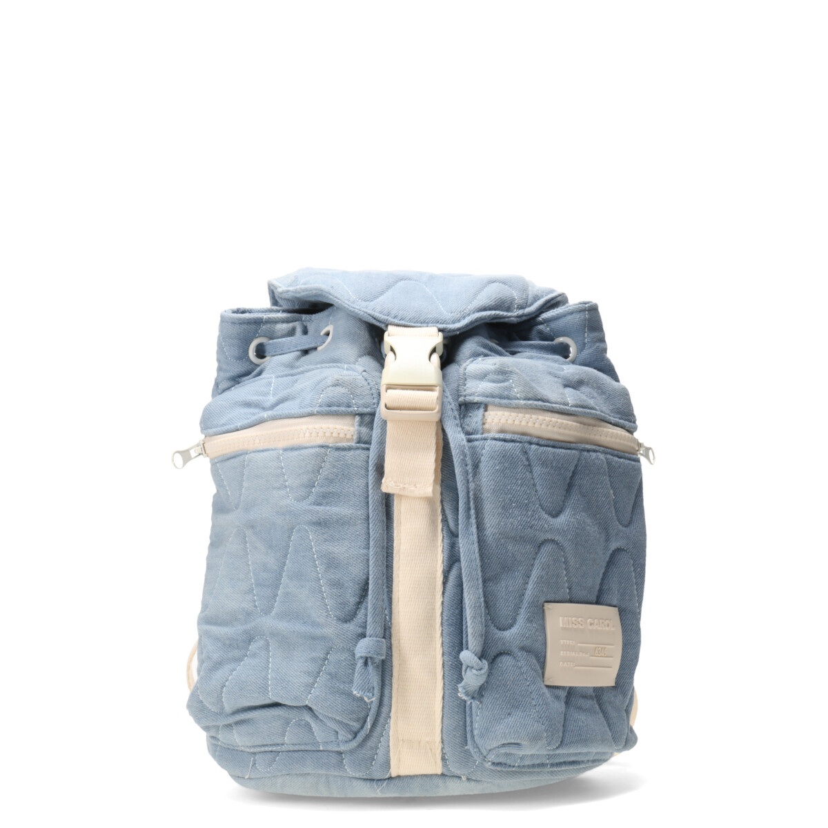 Mochila BURNIE de jean MissCarol - Light Blue 