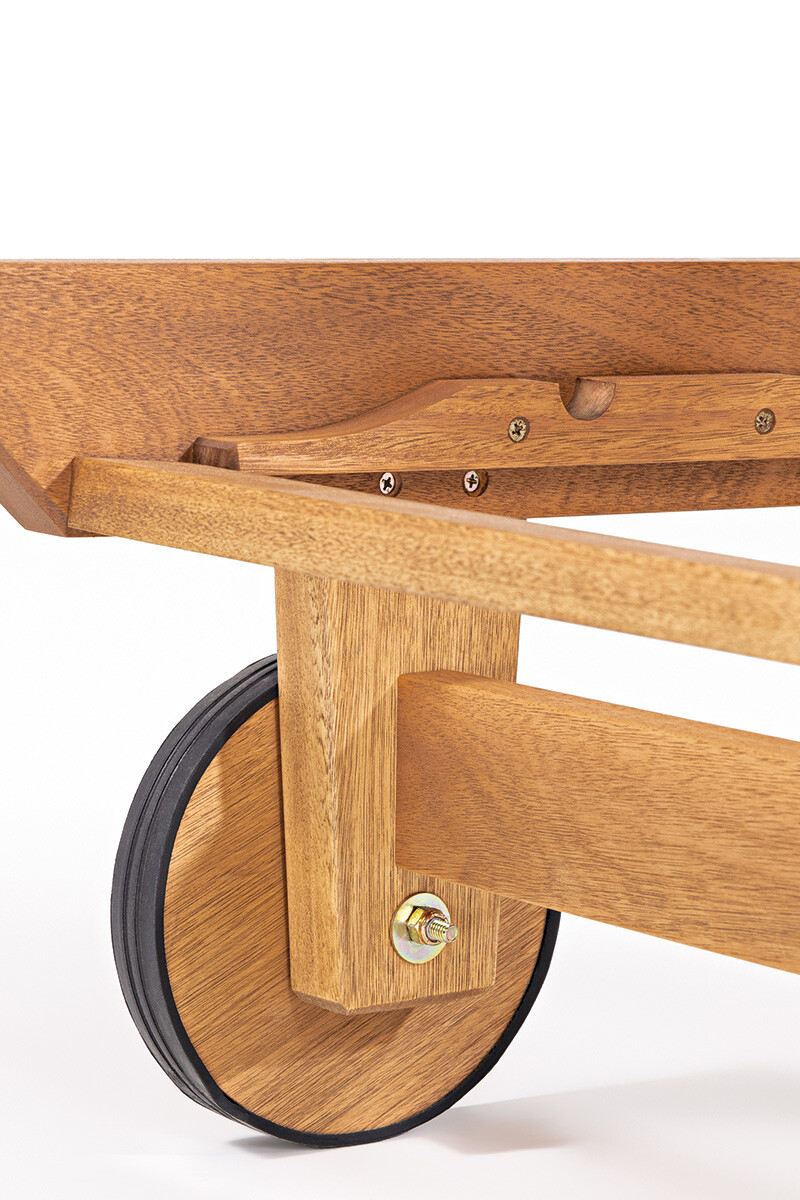 RECANTO REPOSERA REPOSERA RECANTO 184x60x30CM JATOBA