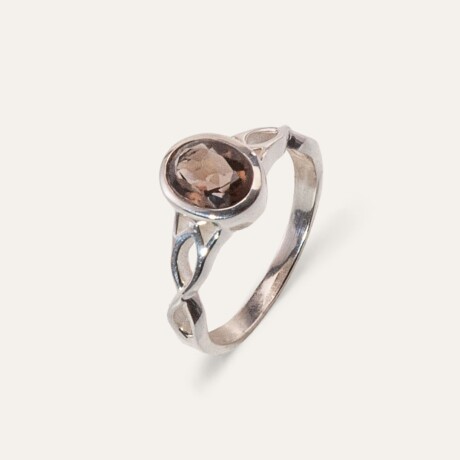 Anillo Valerie Cuarzo Ahumado - Plata 925 Anillo Valerie Cuarzo Ahumado - Plata 925